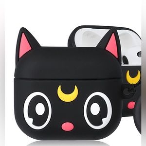 Sailor Moon Luna airpods 1 & 2 2 nd generation case cover protection